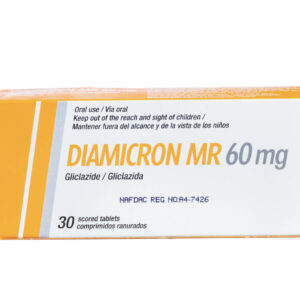 Diamicron MR (Gliclazide) 60mg Tabs x30