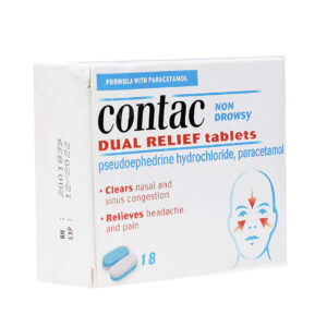 Contac Non Drowsy Dual Relief Tab x18