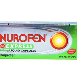 Nurofen Express (Ibuprofen) 200mg Liquid Capsules x10
