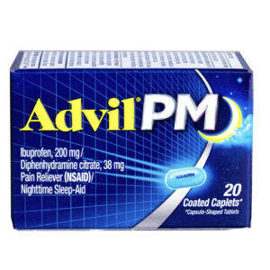 Advil-PM Pain Reliever/Nighttime Aid Caplet x20