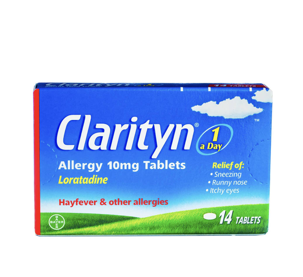 Clarityn (Loratadine) Allergy Relief 10mg Tablets X 14 – Howells Health