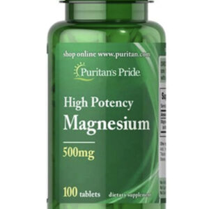 Puritan's Pride Magnesium 500mg X 100