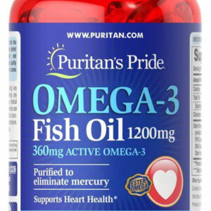 Puritan's Pride Omega-3 Fish Oil 1000mg X 100