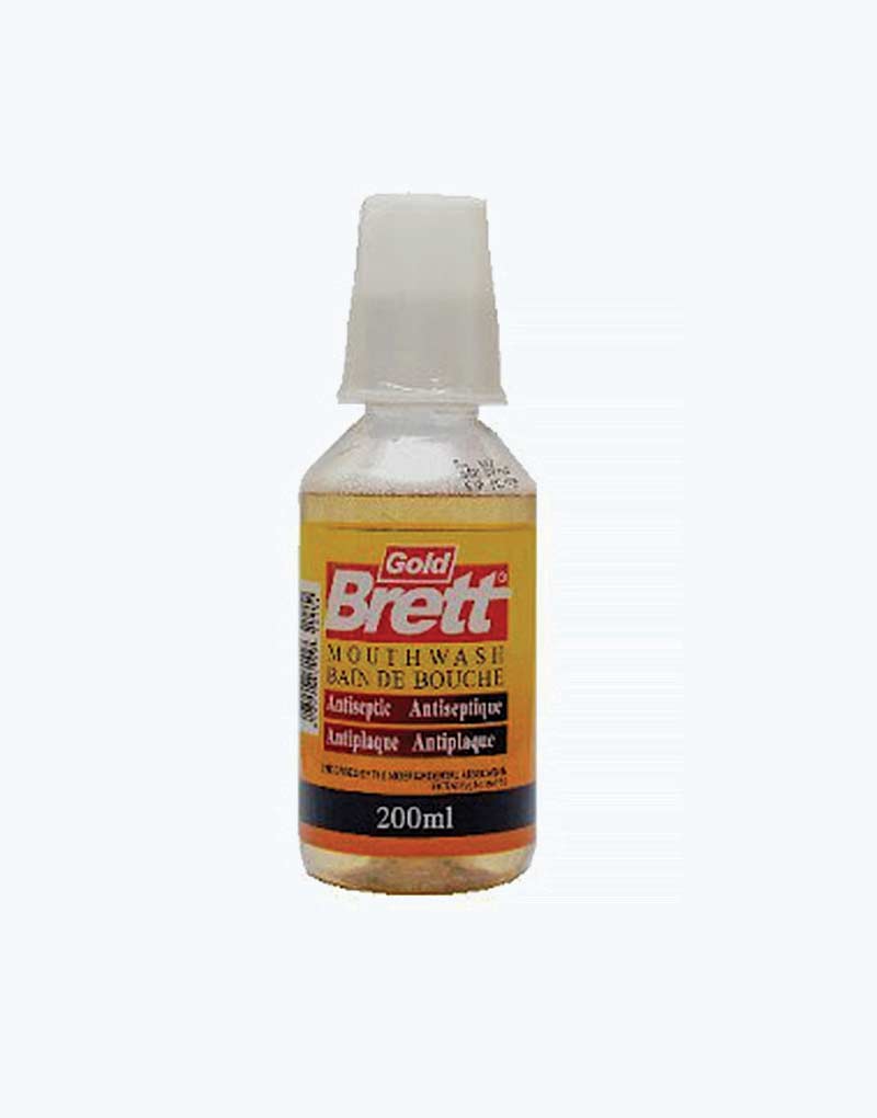 BRETT MOUTH WASH GOLD 200ML