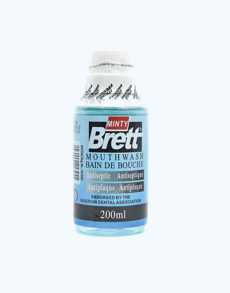 BRETT MOUTH WASH MINTY 200ML