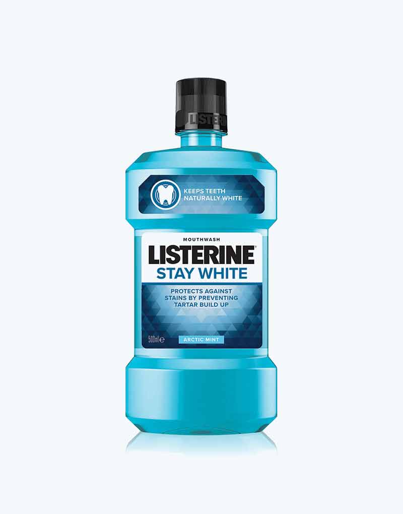 LISTERINE MWSH STAY WHITE 500ML