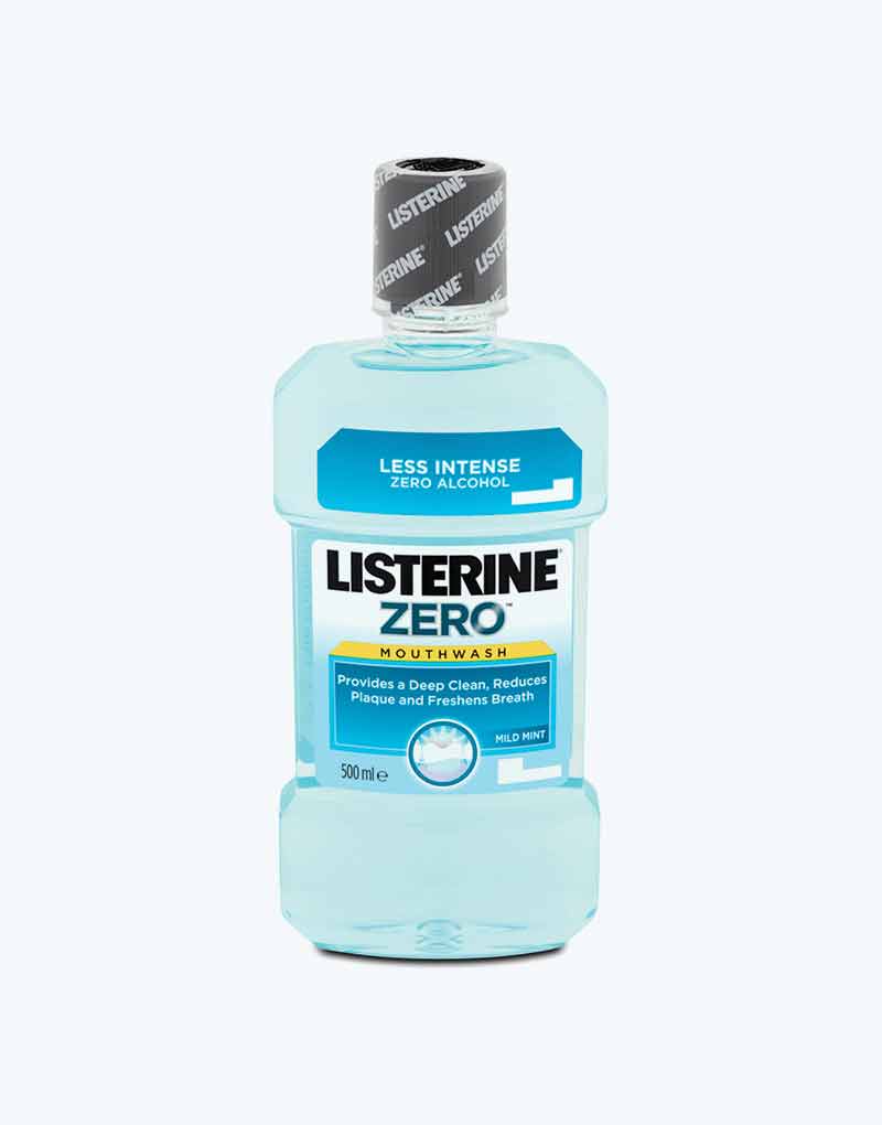 LISTERINE ZERO ALC MWASH 500ML