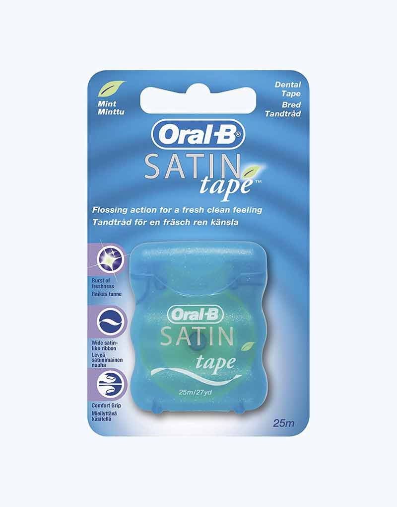 ORAL-B SATIN TAPE/FLO 25M/27YRD