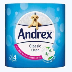 ANDREX TOILET TISSUE X 4 ROLLS