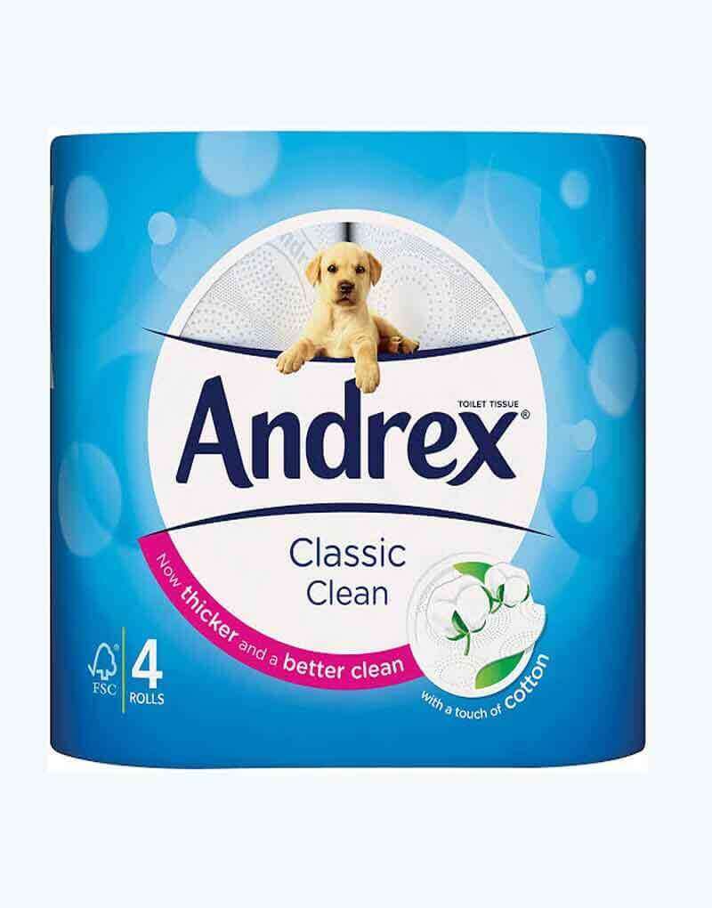 ANDREX TOILET TISSUE X 4 ROLLS