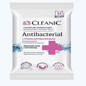 CLEANIC ANTI-BACTERIA WIPES X24