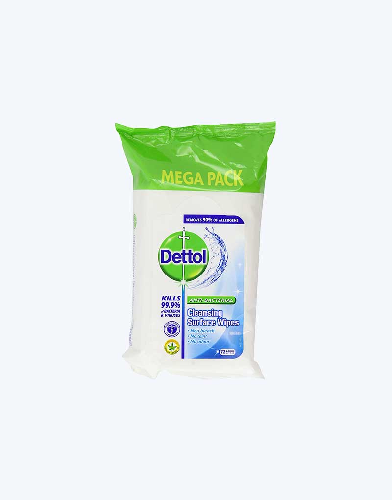 DETTOL WIPES X 72 LARGE WIPES