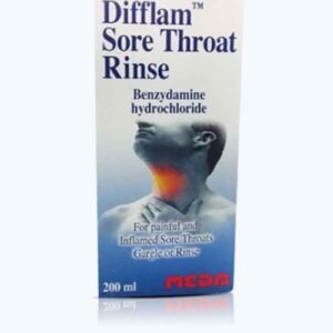 DIFFLAM SORE THROAT RINSE 200ML
