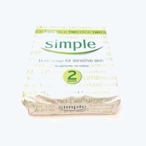 SIMPLE PURE SOAP 125G X 2’S