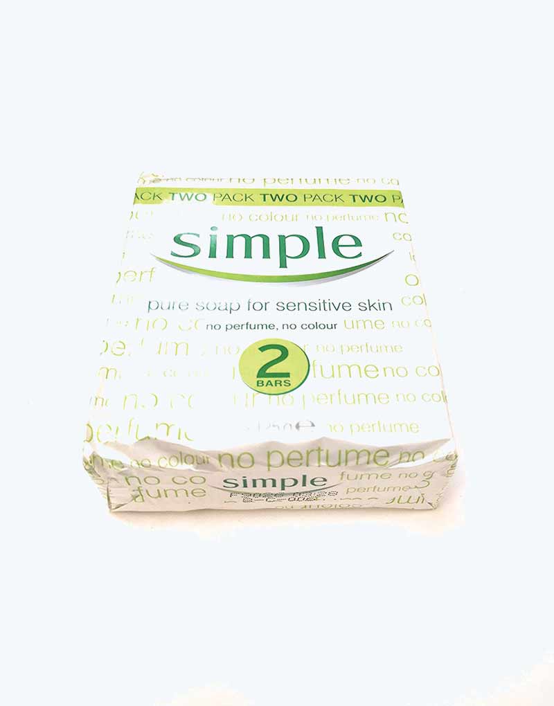 SIMPLE PURE SOAP 125G X 2’S